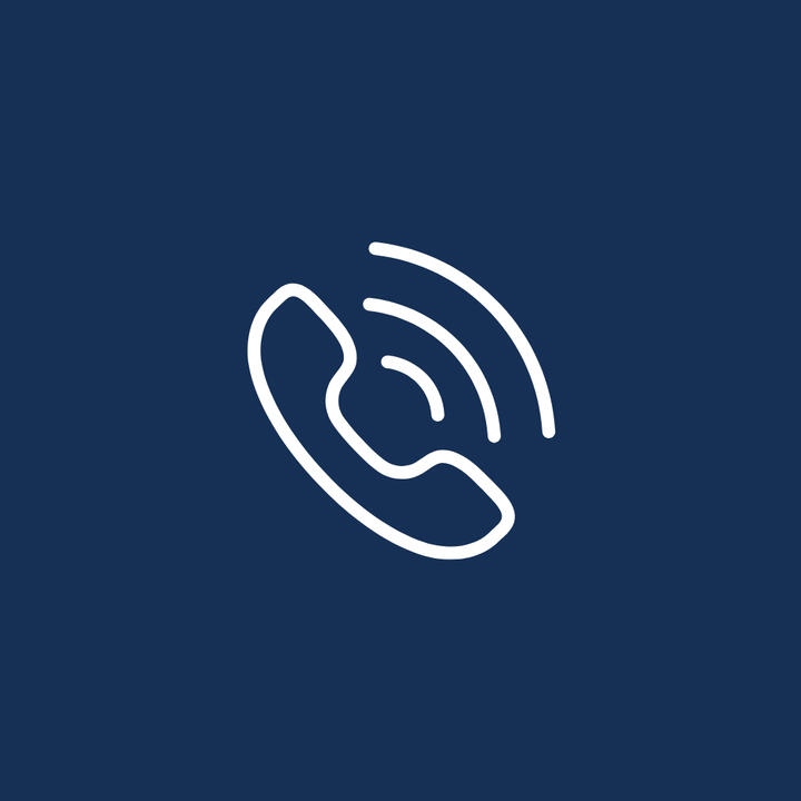 Icône téléphone représentant les appels clients constants